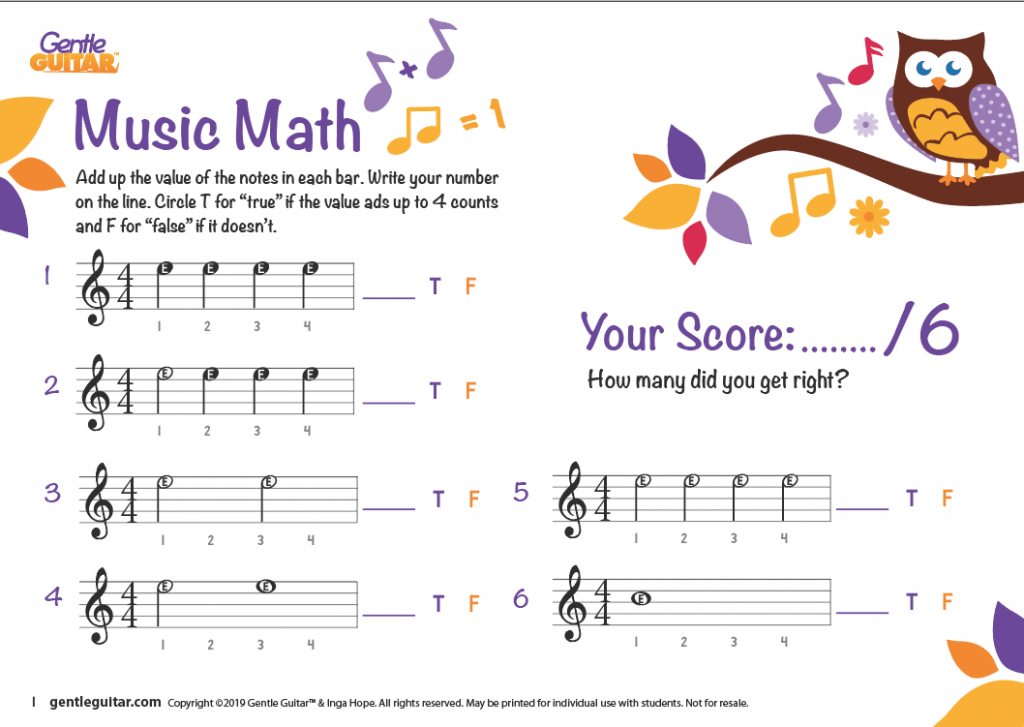 music-math-worksheets-1-gentle-guitar