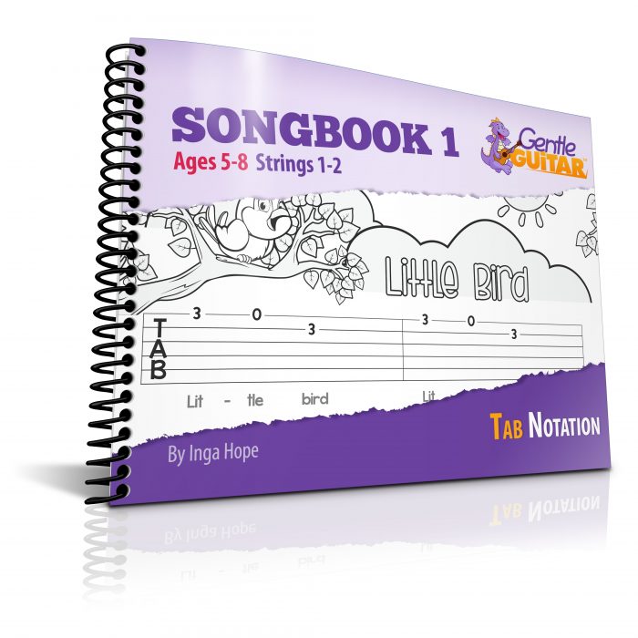 Kids guitar songbook easy tabs for kids