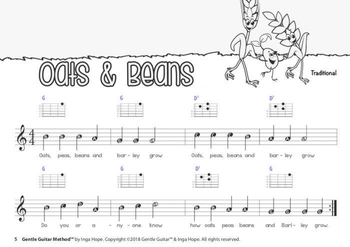 SONGBOOK 2 eBook (PDF) <br/>(Ages 9-12+ )<br/> Learner Notation - Image 2