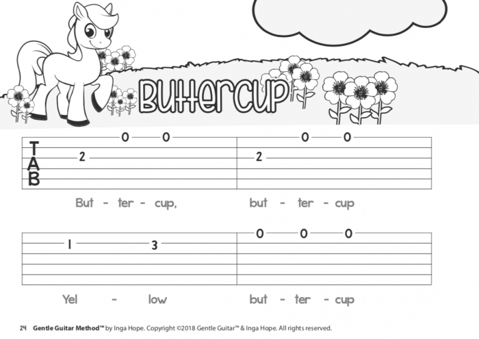 SONGBOOK 2 eBook (PDF)<br/>(Ages 5-8 )<br/> TAB Notation - Image 3