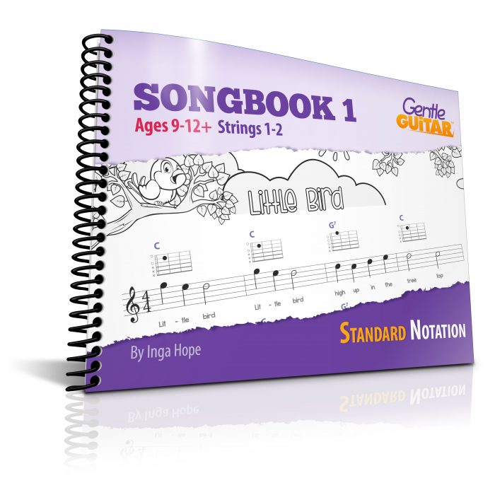 SONGBOOK 1 eBook (PDF) <br/>(Ages 9-12+ )<br/> Standard Notation