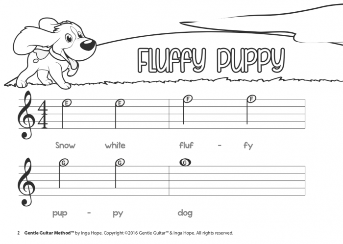 SONGBOOK 1 eBook (PDF)<br/>(Ages 5-8 )<br/> Learner Notation - Image 2