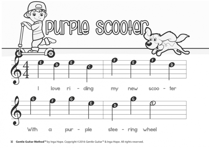 SONGBOOK 1 eBook (PDF)<br/>(Ages 5-8 )<br/> Learner Notation - Image 6