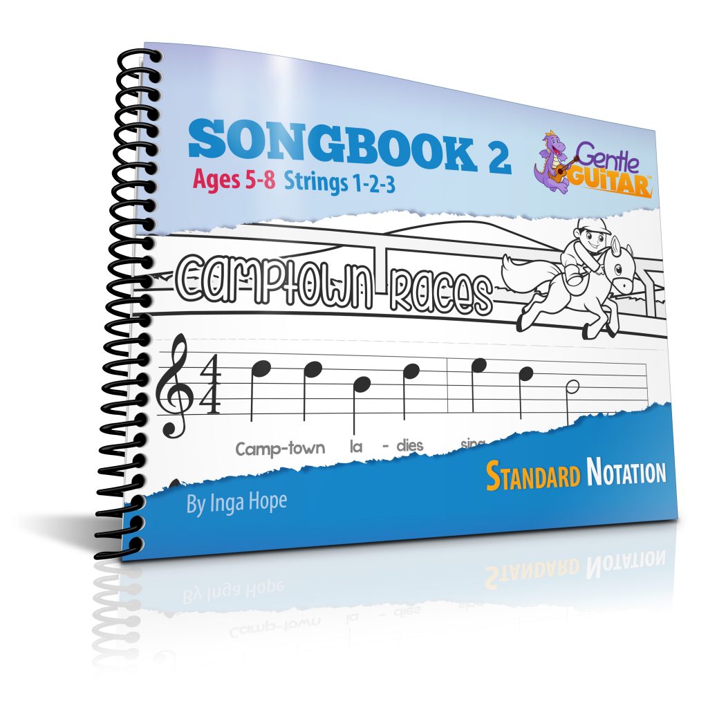 SONGBOOK 2 eBook (PDF) (Ages 5-8 ) Standard Notation • Gentle Guitar™