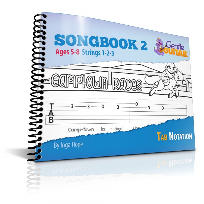 SONGBOOK 2 eBook (PDF)<br/>(Ages 5-8 )<br/> TAB Notation
