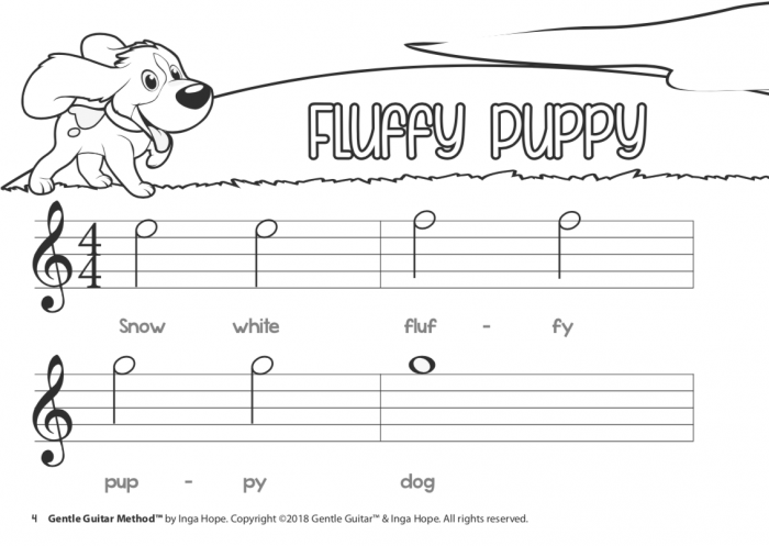 SONGBOOK 1 eBook (PDF) <br/>(Ages 5-8 )<br/> Standard Notation - Image 2